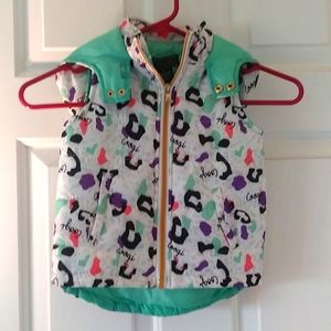 Toddler hooded vest